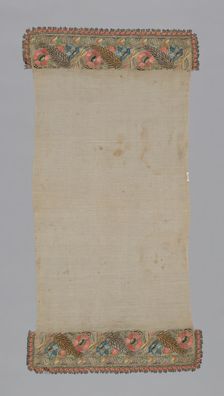 Towel or Napkin, Turkey, 19th century. Creator: Unknown