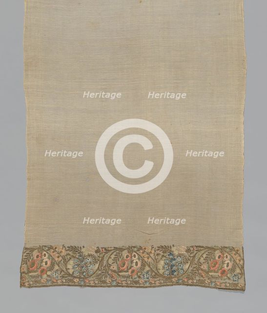 Towel or Napkin, Turkey, 19th century. Creator: Unknown.