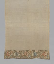 Towel or Napkin, Turkey, 19th century. Creator: Unknown