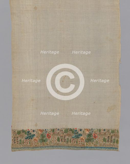 Towel or Napkin, Turkey, 19th century. Creator: Unknown.
