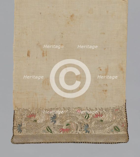 Towel or Napkin, Turkey, 19th century. Creator: Unknown.