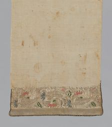 Towel or Napkin, Turkey, 19th century. Creator: Unknown
