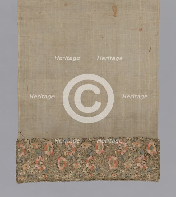 Towel or Napkin, Turkey, 19th century. Creator: Unknown.