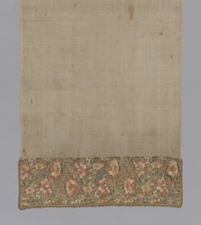 Towel or Napkin, Turkey, 19th century. Creator: Unknown