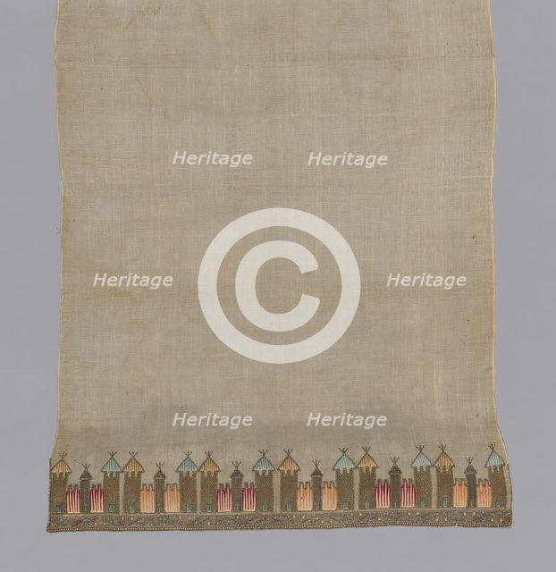 Towel or Napkin, Turkey, 19th century. Creator: Unknown.