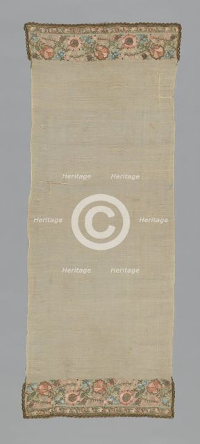 Towel or Napkin, Turkey, 19th century. Creator: Unknown.