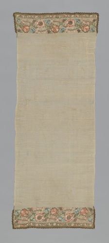 Towel or Napkin, Turkey, 19th century. Creator: Unknown