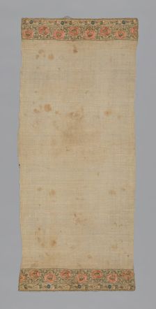 Towel or Napkin, Turkey, 19th century. Creator: Unknown