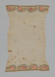 Towel or Napkin, Turkey, 19th century. Creator: Unknown