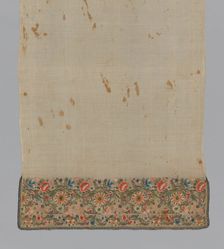 Towel or Napkin, Turkey, 19th century. Creator: Unknown