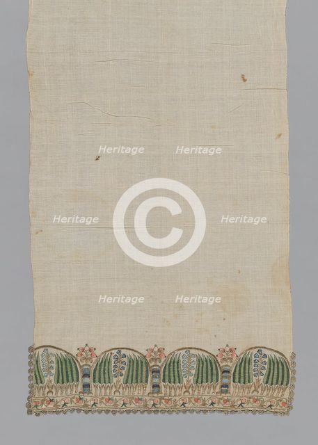 Towel or Napkin, Turkey, 19th century. Creator: Unknown.