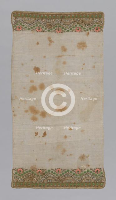 Towel or Napkin, Turkey, 19th century. Creator: Unknown.