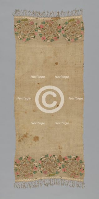 Towel or Napkin, Turkey, 19th century. Creator: Unknown.