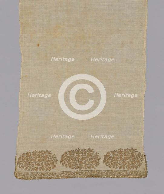 Towel or Napkin, Turkey, 19th century. Creator: Unknown.