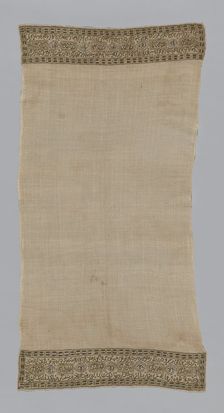 Towel or Napkin, Turkey, 19th century. Creator: Unknown