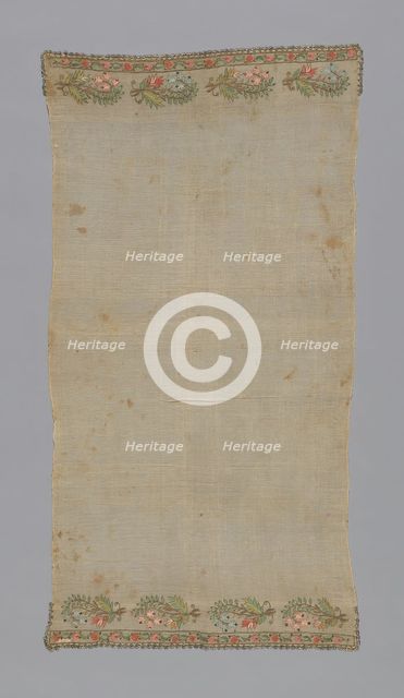 Towel or Napkin, Turkey, 19th century. Creator: Unknown.
