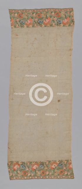 Towel or Napkin, Turkey, 19th century. Creator: Unknown.