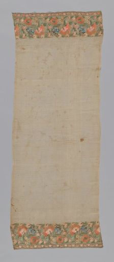 Towel or Napkin, Turkey, 19th century. Creator: Unknown