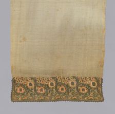 Towel or Napkin, Turkey, 19th century. Creator: Unknown