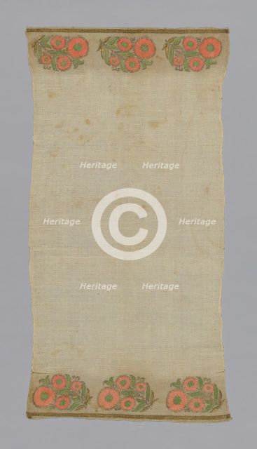 Towel or Napkin, Turkey, 19th century. Creator: Unknown.