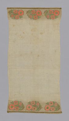 Towel or Napkin, Turkey, 19th century. Creator: Unknown