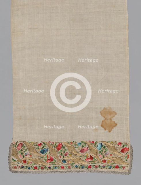 Towel or Napkin, Turkey, 19th century. Creator: Unknown.