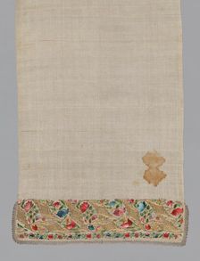 Towel or Napkin, Turkey, 19th century. Creator: Unknown