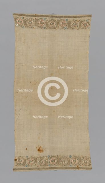 Towel or Napkin, Turkey, 19th century. Creator: Unknown.