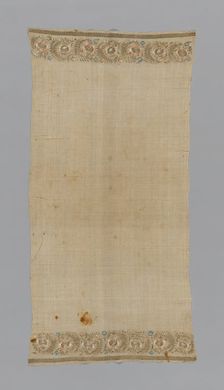 Towel or Napkin, Turkey, 19th century. Creator: Unknown