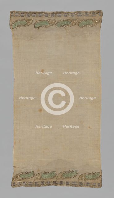 Towel or Napkin, Turkey, 19th century. Creator: Unknown.