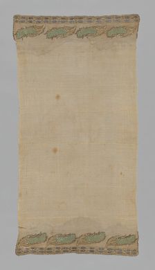 Towel or Napkin, Turkey, 19th century. Creator: Unknown