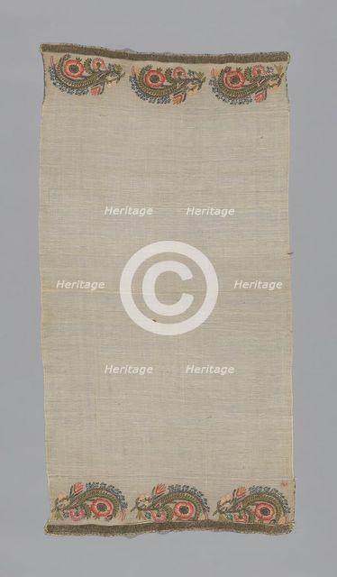 Towel or Napkin, Turkey, 19th century. Creator: Unknown.