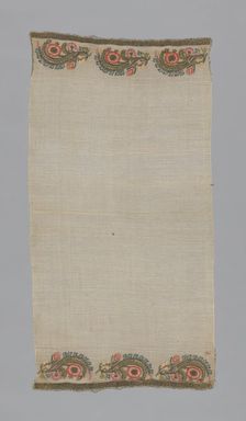 Towel or Napkin, Turkey, 19th century. Creator: Unknown