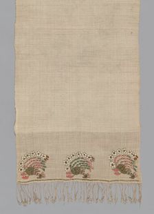 Towel or Sash, Turkey, 19th century. Creator: Unknown