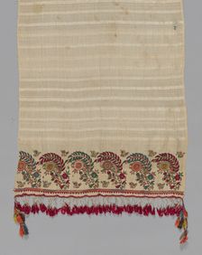 Towel, Mytilene, 18th century. Creator: Unknown
