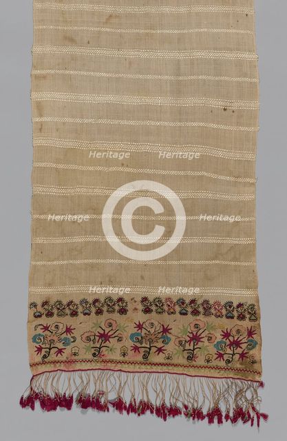 Towel, Mytilene, 18th century. Creator: Unknown.