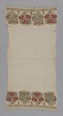 Towel, Mytilene, 18th century. Creator: Unknown