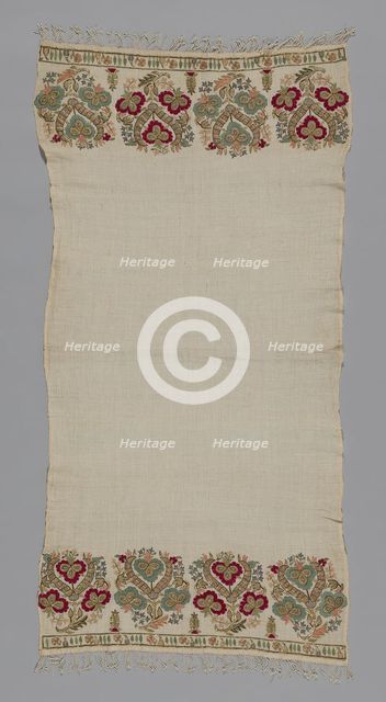 Towel, Mytilene, 18th century. Creator: Unknown.