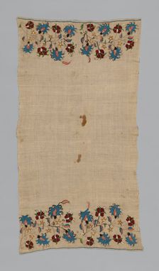 Towel/Napkin, Turkey, 17th century. Creator: Unknown