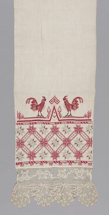 Towel, Russia, 19th century. Creator: Unknown