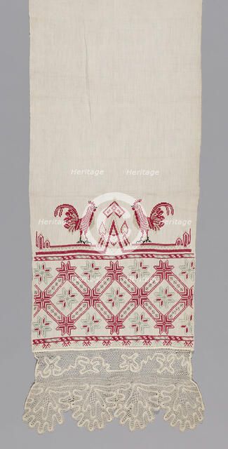Towel, Russia, 19th century. Creator: Unknown.