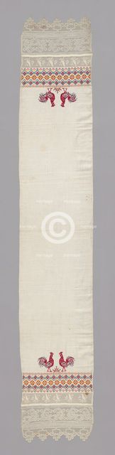 Towel, Russia, 19th century. Creator: Unknown.