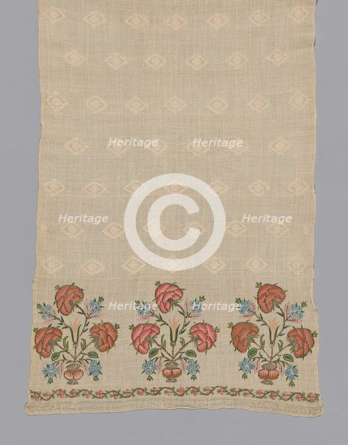 Towel, Turkey, 1750-1850. Creator: Unknown.