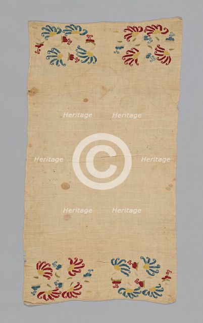 Towel, Turkey, 17th/early 18th century. Creator: Unknown.