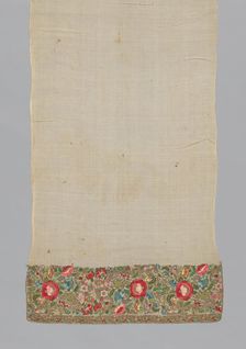 Towel, Turkey, 1800-1850. Creator: Unknown