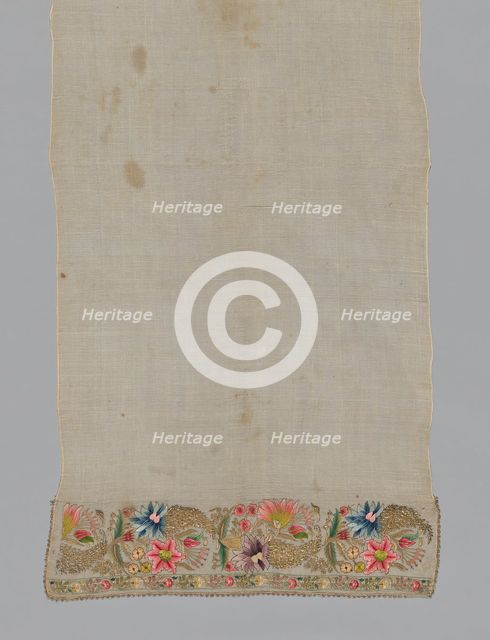 Towel, Turkey, 1825/1875. Creator: Unknown.