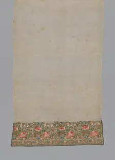 Towel, Turkey, 1850/1900. Creator: Unknown