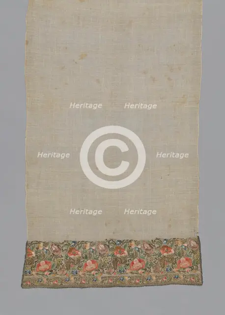 Towel, Turkey, 1850/1900. Creator: Unknown.