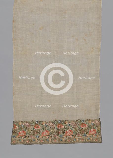 Towel, Turkey, 1850/1900. Creator: Unknown.