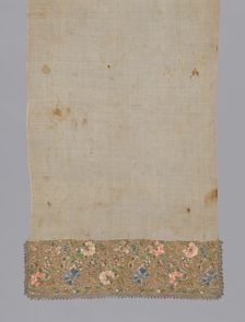 Towel, Turkey, 1850/1900. Creator: Unknown